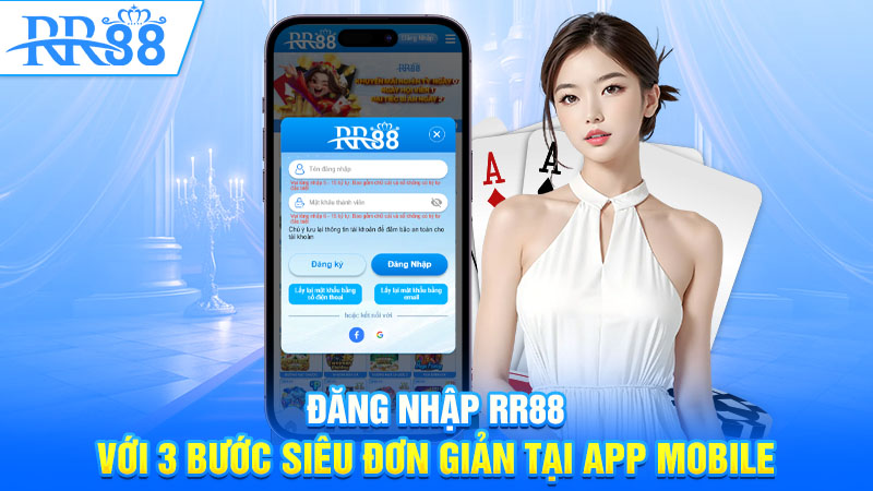 Đăng nhập RR88 với 3 bước siêu đơn giản tại app mobile 